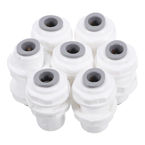 HEALSOPTHY 12 Stück Teiliges Schnellverbinder für Wasserrohre Kunststoff Schlauchverbinder mit Push To Connect Funktion Robustes Fitting für Umkehrosmose Wasserfilter Systeme Einfache von HEALSOPTHY