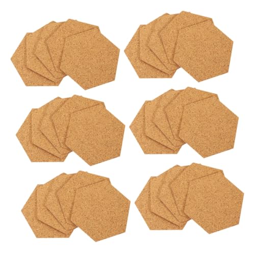 HEALSOPTHY 120 Stück Selbstklebende Sechseckige Korkplatten Flexible Zuschneidbare Korkuntersetzer für DIY Bastelprojekte Möbel Pflanzenschutz Geräuschdämpfend Einfache Montage HEALSOPTHY 120 Stück Selbstklebende Sechseckige Korkplatten Flexible Zuschneidbare Korkuntersetzer für DIY Bastelprojekte Möbel Pflanzenschutz Geräuschdämpfend Einfache Montage von HEALSOPTHY