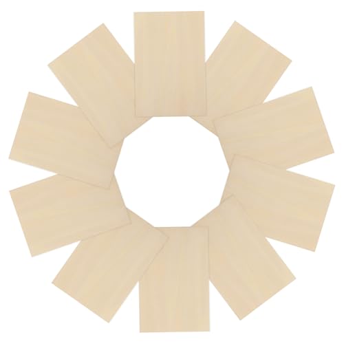 HEALSOPTHY 15 Stück Teiliges Rechteckige Balsaholzplatten Unbehandelte Glatte DIY Holzscheiben für Basteln Bemalbar Stabile Holzstücke für Kreative Projekte HEALSOPTHY 15 Stück Teiliges Rechteckige Balsaholzplatten Unbehandelte Glatte DIY Holzscheiben für Basteln Bemalbar Stabile Holzstücke für Kreative Projekte von HEALSOPTHY