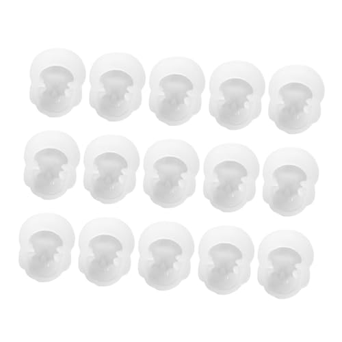 HEALSOPTHY 15 Stück Teiliges Schädel Silikonform Flexible Antihaftbeschichtete Formen für DIY Schmuckherstellung Geeignet für Harz Epoxid Halskettenanhänger Halloween Basteln HEALSOPTHY 15 Stück Teiliges Schädel Silikonform Flexible Antihaftbeschichtete Formen für DIY Schmuckherstellung Geeignet für Harz Epoxid Halskettenanhänger Halloween Basteln von HEALSOPTHY