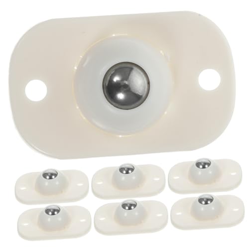 HEALSOPTHY 16 Stück Selbstklebende Mini Möbelrollen aus Edelstahl und Kunststoff Drehbare Lenkrollen mit Hoher Tragfähigkeit für Kleine Möbel Aufbewahrungsboxen und Glatte Oberflächen von HEALSOPTHY