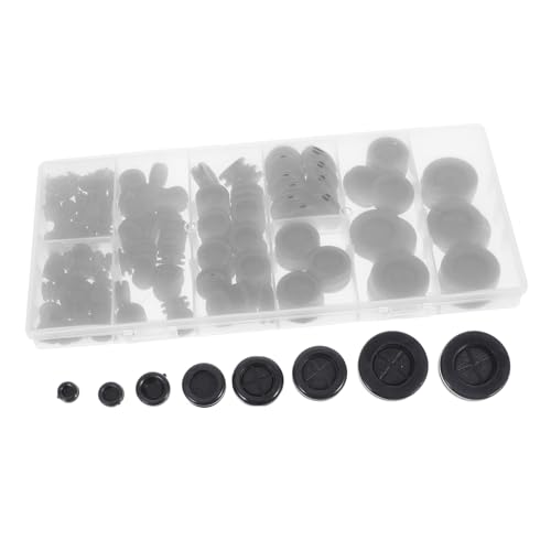 HEALSOPTHY 170 Stück Teiliges Gummi dichtungssortiment Kabelschutz Gummitüllen mit Flexiblen Rissfesten Kabeldichtungen für Elektrogeräte Gehäuse Kabeldurchführungen Vielseitig Einsetzbar von HEALSOPTHY
