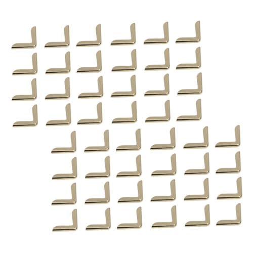 HEALSOPTHY 180 Stück Vintage Buch-eckenschutz aus Metall Gold Dekorative Schutzecken für Fotoalben Scrapbooks Notizbücher und Aktenordner Retro Stil Vielseitig Einsetzbar von HEALSOPTHY