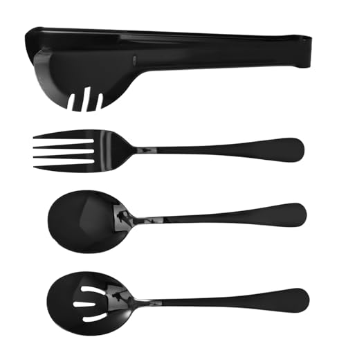 HEALSOPTHY 1Satz Servierutensilien Set Teiliges Buffet Geschirr für Partys Wiederverwendbares Utensilienset für Restaurants Zuhause Spülmaschinengeeignet Leicht Tragbar von HEALSOPTHY