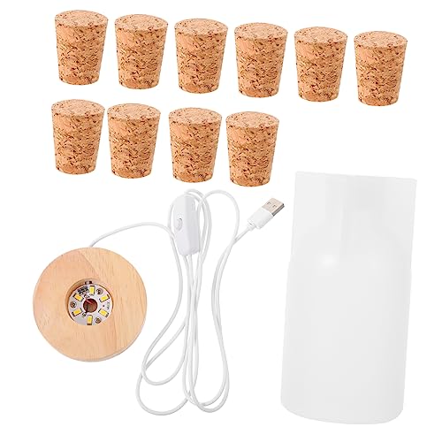 HEALSOPTHY 1Satz Silikon Nachtlicht Form Set Teiliges Harz Epoxid Formen Set für DIY Tischlampen und Dekorationen Lebensmittelechtes Material Einfach zu Entformen Langlebig und Leicht von HEALSOPTHY