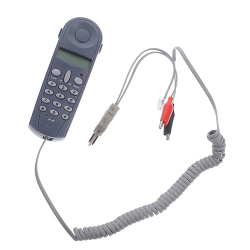 HEALSOPTHY 1Satz Telefonleitung Tester Kabeltestgerät mit Anschlüssen Telefontestzubehör Einfache Installation Robustes Material Kompatibel für Zuhause Büro HEALSOPTHY 1Satz Telefonleitung Tester Kabeltestgerät mit Anschlüssen Telefontestzubehör Einfache Installation Robustes Material Kompatibel für Zuhause Büro von HEALSOPTHY