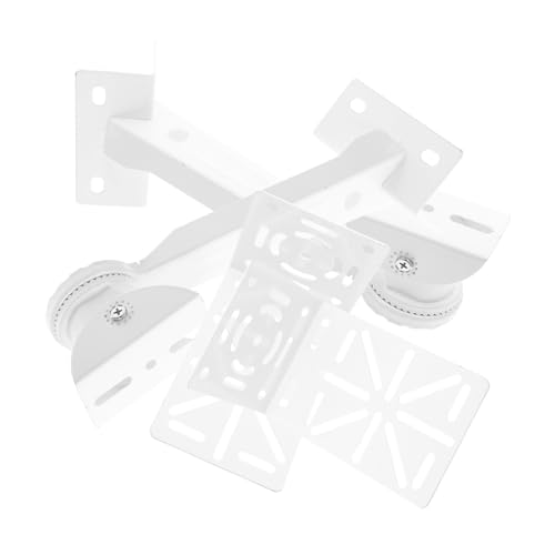 HEALSOPTHY 2 Sätze Überwachungskamera Wandhalterung aus Stahl Eckhalterung mit Verstellbaren Winkeln Robuste Platzsparende Dome Kamera Montage Flexible Installation für Innen und Außen von HEALSOPTHY