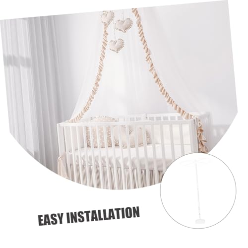 HEALSOPTHY 2 Sätze Verstellbarer Babybett Moskitonetz Halter aus Stahl Teiliges Stabiles Kinderbett Zubehör Einfache Montage Kompatibilität für Verschiedene Babybetten Sicherer Schutz vor HEALSOPTHY 2 Sätze Verstellbarer Babybett Moskitonetz Halter aus Stahl Teiliges Stabiles Kinderbett Zubehör Einfache Montage Kompatibilität für Verschiedene Babybetten Sicherer Schutz vor von HEALSOPTHY