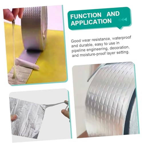 HEALSOPTHY 2 Stück Butyl dichtungsband Selbstklebend UV beständig Wetterfest für Reparaturen an Rohren Dach Auto Küche mit Hoher Verschleißfestigkeit und Einfacher Anwendung HEALSOPTHY 2 Stück Butyl dichtungsband Selbstklebend UV beständig Wetterfest für Reparaturen an Rohren Dach Auto Küche mit Hoher Verschleißfestigkeit und Einfacher Anwendung von HEALSOPTHY