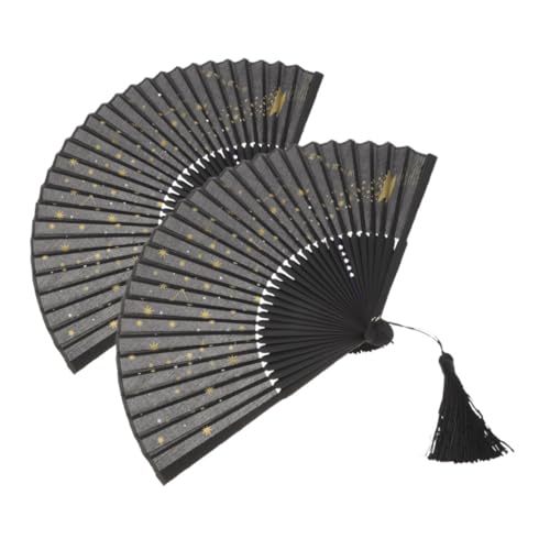 HEALSOPTHY 2 Stück Faltbarer Chinesischer Handfächer aus Robustem Holz und Seide Retro design Leicht und Tragbar für Hochzeit Party Heimdekoration und Kulturelle Anlässe HEALSOPTHY 2 Stück Faltbarer Chinesischer Handfächer aus Robustem Holz und Seide Retro design Leicht und Tragbar für Hochzeit Party Heimdekoration und Kulturelle Anlässe von HEALSOPTHY