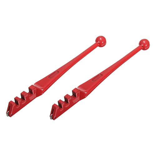HEALSOPTHY 2 Stück Glasschneidewerkzeug Werkzeug Ausschneiden Schneidwerkzeuge Cutter Fliesenzange Schneidemaschine Selber Machen Fliese Räumen Glas Brosche Fliesenteiler Stahl Rot von HEALSOPTHY