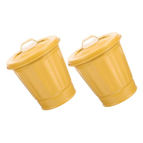 HEALSOPTHY 2 Stück Kleiner Desktop Abfalleimer mit Deckel aus Robustem Metall Kompakt und Geruchsdicht Vielseitig für Büro Schlafzimmer und Wohnzimmer Retro Design Stifthalter Geeignet HEALSOPTHY 2 Stück Kleiner Desktop Abfalleimer mit Deckel aus Robustem Metall Kompakt und Geruchsdicht Vielseitig für Büro Schlafzimmer und Wohnzimmer Retro Design Stifthalter Geeignet von HEALSOPTHY