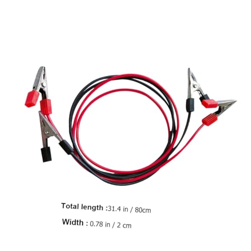 HEALSOPTHY 2 Stück Krokodilklemmen Messleitungen mit Doppelten Enden Isolierte Testkabel für Physikunterricht Sichere Verbindungskabel für Elektrische Experimente im Schulbetrieb HEALSOPTHY 2 Stück Krokodilklemmen Messleitungen mit Doppelten Enden Isolierte Testkabel für Physikunterricht Sichere Verbindungskabel für Elektrische Experimente im Schulbetrieb von HEALSOPTHY