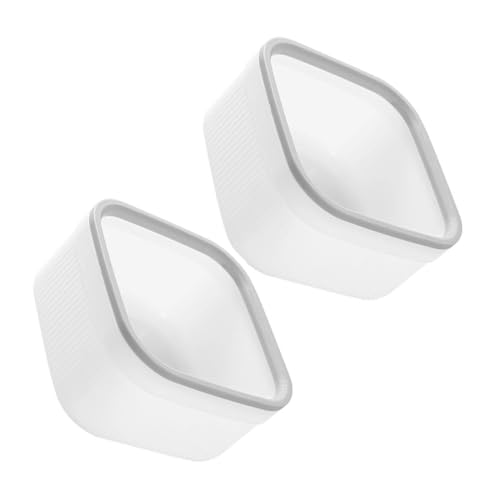 HEALSOPTHY 2 Stück Mini Tischmülleimer ohne Deckel aus Leichtem Kompakt und Platzsparend als Desktop Abfalleimer für Büro Küche Zuhause und Unterwegs von HEALSOPTHY