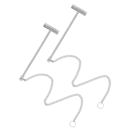 HEALSOPTHY 2 Stück Notrufhammer Für Feuermelder Feuer Notrufknopf Hammer Notalarmknopf Unterbrecher Feuermelder Hammer Gebäudealarm Tür Silber von HEALSOPTHY