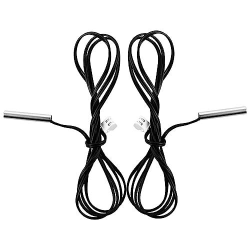 HEALSOPTHY 2 Stück Ntc Temperatursensor Probe Wasserdichtes Thermistor Kabel für Präzise Temperaturmessung Klimaanlagen und Thermostaten von HEALSOPTHY