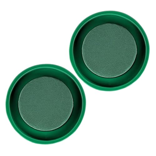 HEALSOPTHY 2 Stück Runde Blumensteckmasse mit Schale Wasserabsorbierender Steckschwamm für Frischblumen Langlebig und Leicht für DIY Blumenarrangements Hochzeitsdeko und Blumenladengebrauch HEALSOPTHY 2 Stück Runde Blumensteckmasse mit Schale Wasserabsorbierender Steckschwamm für Frischblumen Langlebig und Leicht für DIY Blumenarrangements Hochzeitsdeko und Blumenladengebrauch von HEALSOPTHY