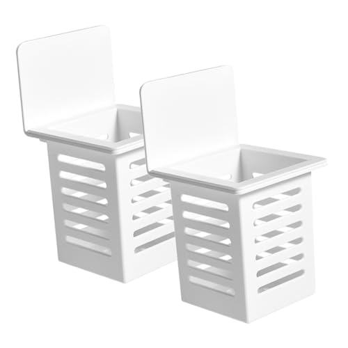 HEALSOPTHY 2 Stück Selbstklebender Wandhalter für Küchenutensilien Kompakter Besteckhalter mit Abtropflöchern Platzsparend für Essstäbchen Löffel Gabel und Spatel Einfache Montage ohne HEALSOPTHY 2 Stück Selbstklebender Wandhalter für Küchenutensilien Kompakter Besteckhalter mit Abtropflöchern Platzsparend für Essstäbchen Löffel Gabel und Spatel Einfache Montage ohne von HEALSOPTHY