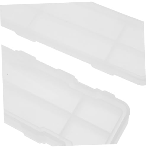 HEALSOPTHY 2 Stück Silikonform Teilig Flexibel Langlebig für DIY Aufbewahrungsbox Gießen Stifthalter Organizer Multifunktional Sicher und Einfach zu Reinigen von HEALSOPTHY
