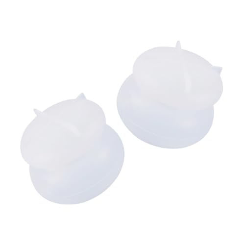 HEALSOPTHY 2 Stück Silikonform für DIY Kosmetikbehälter Epoxy Gießform für Kleine Jar Behälter Hochwertige Langlebige Silikonmoulds für Kreative Bastelprojekte von HEALSOPTHY