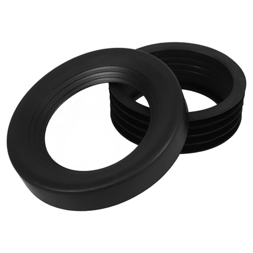 HEALSOPTHY 2 Stück Teiliges Gummi Dichtungsringe für Waschbecken Ablaufschlauch Elastische Verschleißfeste Dichtungen für Wasserdichten Sitz an Bad Armaturen Installieren Langlebig und von HEALSOPTHY