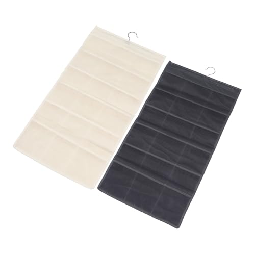 HEALSOPTHY 2 Stück Teiliges Hängendes Aufbewahrungsnetz mit Fächern Atmungsaktive Waschbare Stofftasche für Kleiderschrank Platzsparende Organisation von Kleidung und Accessoires Leicht HEALSOPTHY 2 Stück Teiliges Hängendes Aufbewahrungsnetz mit Fächern Atmungsaktive Waschbare Stofftasche für Kleiderschrank Platzsparende Organisation von Kleidung und Accessoires Leicht von HEALSOPTHY