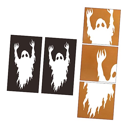HEALSOPTHY 2 Stück Teiliges Halloween Deko Weißer Geist Aufkleber Gruselige Fenster und Türdekoration Einfache Anbringung Rückstandsfrei Entfernbar für Klassenzimmer Geschäft Wohnräume HEALSOPTHY 2 Stück Teiliges Halloween Deko Weißer Geist Aufkleber Gruselige Fenster und Türdekoration Einfache Anbringung Rückstandsfrei Entfernbar für Klassenzimmer Geschäft Wohnräume von HEALSOPTHY
