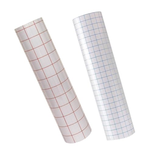 HEALSOPTHY 2 Stück Teiliges Selbstklebende Transparente PVC Transferfolie mit Blauem und Rotem Gitter Präzise Positionierhilfe für Vinyl aufkleber DIY Bastelprojekte Möbeldekoration HEALSOPTHY 2 Stück Teiliges Selbstklebende Transparente PVC Transferfolie mit Blauem und Rotem Gitter Präzise Positionierhilfe für Vinyl aufkleber DIY Bastelprojekte Möbeldekoration von HEALSOPTHY