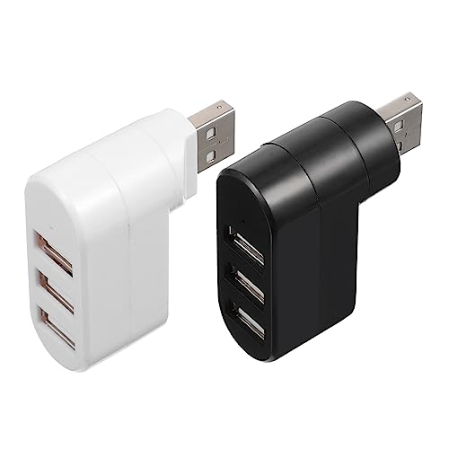 HEALSOPTHY 2 Stück USB Multi Hub Ports Splitter Kabel Adapter Kompakt Leicht USB Gerät Erweiterung für Laptop Datenübertragung Laden Kompatibel mit Maus Tastatur U Disk Printer von HEALSOPTHY
