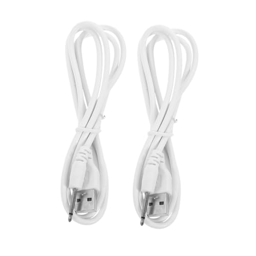 HEALSOPTHY 2 Stück USB zu Dc Barrel Kabel Ersatz für Dc Ladeleitungen Schnellladung für Verschiedene Elektronische Geräte und Langlebig von HEALSOPTHY