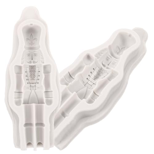 HEALSOPTHY 2 Stück Weihnachten Form Soldat Form Flexibel Langlebig Leicht zu Reinigen für Basteln und Dekoration Festliche Silikonform für Soldaten Weihnachtsbastelei HEALSOPTHY 2 Stück Weihnachten Form Soldat Form Flexibel Langlebig Leicht zu Reinigen für Basteln und Dekoration Festliche Silikonform für Soldaten Weihnachtsbastelei von HEALSOPTHY