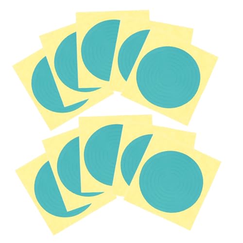 HEALSOPTHY 20 Stück Reflektierende Wasserdichte Druckmanometer Aufkleber Runde Pvc klebeschilder mit Fester Haftung für Vielseitige Druckmessgeräte Hohe Sichtbarkeit Schwachem Licht von HEALSOPTHY