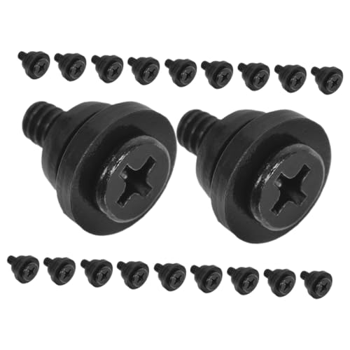 HEALSOPTHY 20 Stück Teiliges Befestigungsschrauben Stoßdämpfer Schrauben aus Robustem Eisen für Sichere Festplattenmontage Vibrationsdämpfend Einfache Installation Geeignet für Computer von HEALSOPTHY