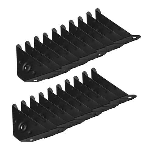 HEALSOPTHY 20 Stück Teiliges Kleine Winkelverbinder aus Kaltgewalztem Stahl Dreieckige Eckhalter für Möbelverstärkung Eckwinkel Klammern Vielseitige Strapazierfähige Verbindungsstücke von HEALSOPTHY