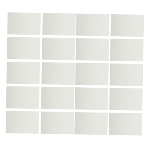 HEALSOPTHY 20 Stück Teiliges Sublimationsset Aluminiumplatten Gebürstetes Witterungsbeständig Hitzebeständige Sublimationsblanks für DIY Foto und Schilderrahmen Vielseitig Einsetzbar von HEALSOPTHY