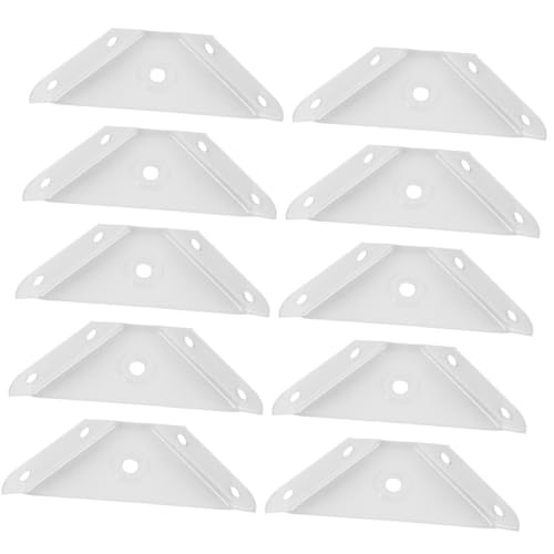 HEALSOPTHY 20 Stück Teiliges Weiße Eckwinkel für Küchenschränke Verstärkte Dreiseitige Winkelklammern aus Robustem Material Universalhalterungen zur Stabilen Möbelbefestigung und HEALSOPTHY 20 Stück Teiliges Weiße Eckwinkel für Küchenschränke Verstärkte Dreiseitige Winkelklammern aus Robustem Material Universalhalterungen zur Stabilen Möbelbefestigung und von HEALSOPTHY