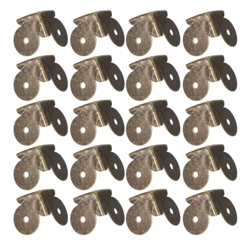 HEALSOPTHY 20 Stück Vintage Möbel Eckschutz aus Eisen Dreieckiger Schutz Retro Holzbox Kantenschutz mit Montageschrauben Antikollisionsfest für Schmuck Aufbewahrungsboxen Praktischer Schutz HEALSOPTHY 20 Stück Vintage Möbel Eckschutz aus Eisen Dreieckiger Schutz Retro Holzbox Kantenschutz mit Montageschrauben Antikollisionsfest für Schmuck Aufbewahrungsboxen Praktischer Schutz von HEALSOPTHY