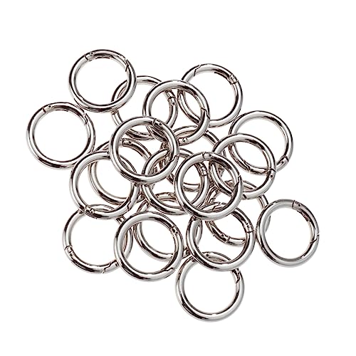HEALSOPTHY 20 Stück Zinklegierung Offene Sprungringe Silber für Schmuckherstellung Spaltringe und Schlüsselringe Langlebig und Rostfrei für Diy Projekte HEALSOPTHY 20 Stück Zinklegierung Offene Sprungringe Silber für Schmuckherstellung Spaltringe und Schlüsselringe Langlebig und Rostfrei für Diy Projekte von HEALSOPTHY