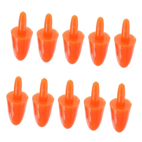 HEALSOPTHY 200 Stück Kunststoff Schneemann Nase DIY Bastelzubehör Weihnachts Dekoration Karottenform für Schneemann und Party Accessoires HEALSOPTHY 200 Stück Kunststoff Schneemann Nase DIY Bastelzubehör Weihnachts Dekoration Karottenform für Schneemann und Party Accessoires von HEALSOPTHY