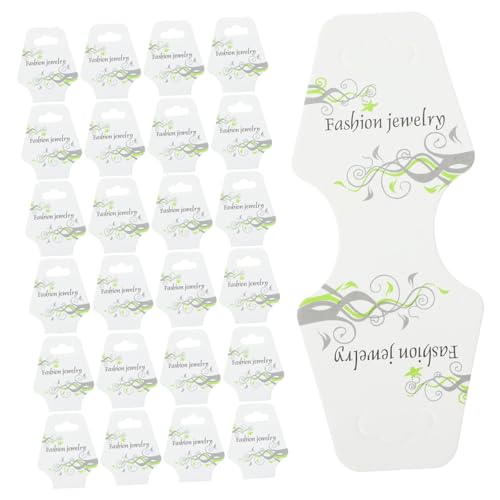 HEALSOPTHY 200 Stück Schmuckverpackung Display Karten für Halsketten Armbänder Ohrringe Vielseitige Schmuckkarten für Verkaufspräsentation und Aufbewahrung von HEALSOPTHY