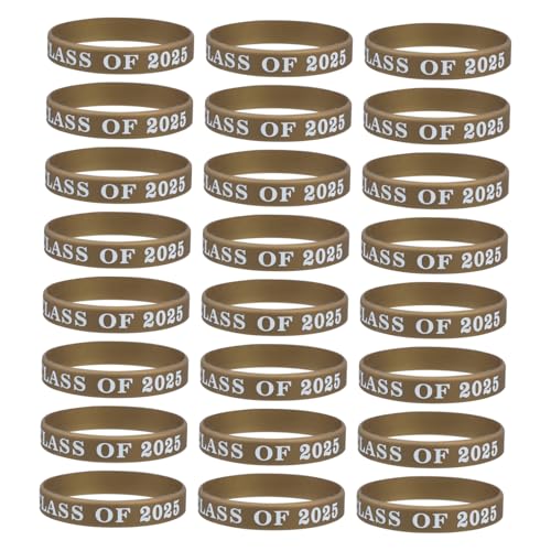 HEALSOPTHY 24 Stück Teiliges Graduation Party Silikonarmbänder Class Of Abschlussarmbänder für Schüler Abschlussfeier Deko Langlebige Bedruckte Silikon-wristbands als Erinnerungsstücke HEALSOPTHY 24 Stück Teiliges Graduation Party Silikonarmbänder Class Of Abschlussarmbänder für Schüler Abschlussfeier Deko Langlebige Bedruckte Silikon-wristbands als Erinnerungsstücke von HEALSOPTHY
