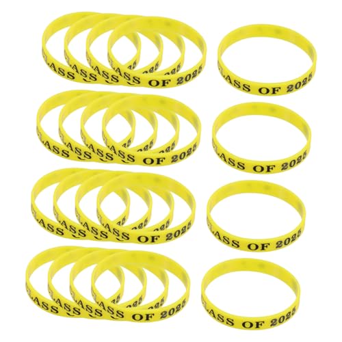 HEALSOPTHY 24 Stück Teiliges Silikonarmband Class Of Graduation Party Favors Elastische Komfortable Abschlussfeier Armbänder für Schüler und Studenten Langlebige Partydeko und Mitgebsel HEALSOPTHY 24 Stück Teiliges Silikonarmband Class Of Graduation Party Favors Elastische Komfortable Abschlussfeier Armbänder für Schüler und Studenten Langlebige Partydeko und Mitgebsel von HEALSOPTHY