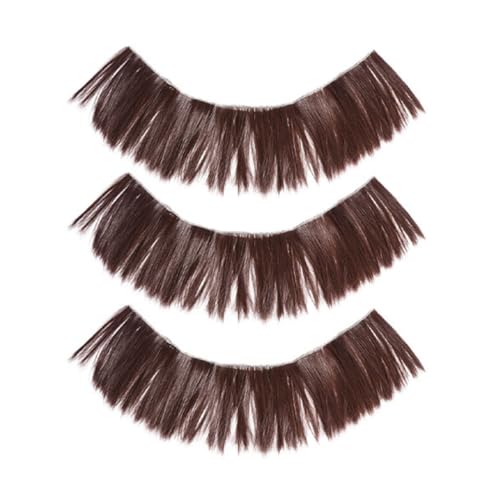 HEALSOPTHY 3 STÜCKE Teiliges für DIY Handwerk Langlebige Sichere Fake Hair Tressen Einfach zu Stylen und Reinigen als Geschenk von HEALSOPTHY