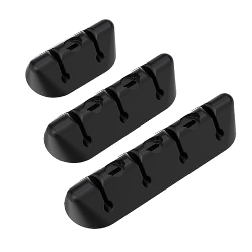 HEALSOPTHY 3 Stück Magnetische Kabelhalter mit Löchern Selbstklebende Kabelführung für Ladekabel und Stromkabel Praktischer Organizer für Schreibtisch Zuhause Büro Kompatibel mit USB und HEALSOPTHY 3 Stück Magnetische Kabelhalter mit Löchern Selbstklebende Kabelführung für Ladekabel und Stromkabel Praktischer Organizer für Schreibtisch Zuhause Büro Kompatibel mit USB und von HEALSOPTHY