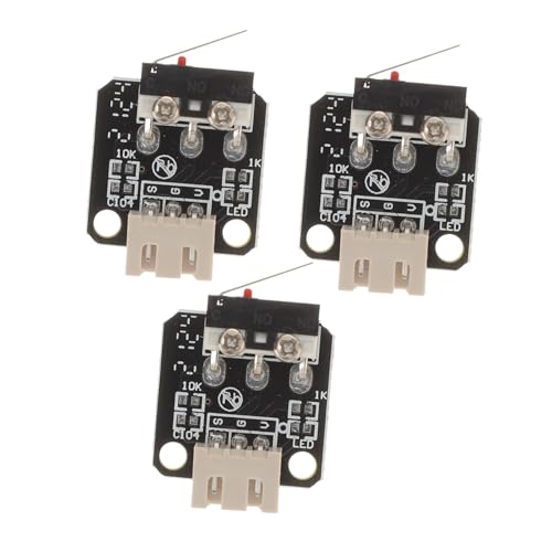 HEALSOPTHY 3 Stück Teiliges Drucker Endschalter Mechanischer Mikroschalter Präzise End Stop Module Kompatibel mit Ender Pin DIY Zubehör für Printer Teile von HEALSOPTHY