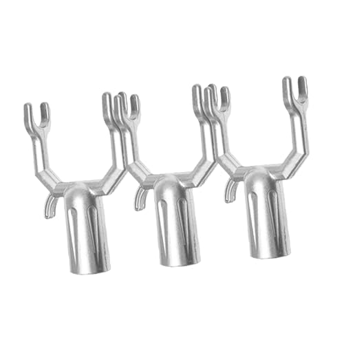 HEALSOPTHY 3 Stück Teiliges Kleiderstangen Gabelkopf aus Aluminiumlegierung Robuster Kleiderständer Aufhänghilfe für Balkon und Haushalt Multifunktionales Werkzeug zum Aufhängen und Greifen von HEALSOPTHY