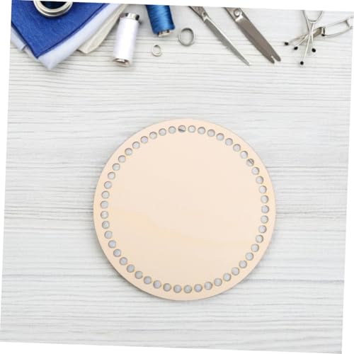 HEALSOPTHY 3 Stück Teiliges Runde Holzböden mit Löchern Natürlicher Web und Häkelkorb Boden DIY Strickrahmen für Anfänger und Reisende Kompakt und Tragbar HEALSOPTHY 3 Stück Teiliges Runde Holzböden mit Löchern Natürlicher Web und Häkelkorb Boden DIY Strickrahmen für Anfänger und Reisende Kompakt und Tragbar von HEALSOPTHY
