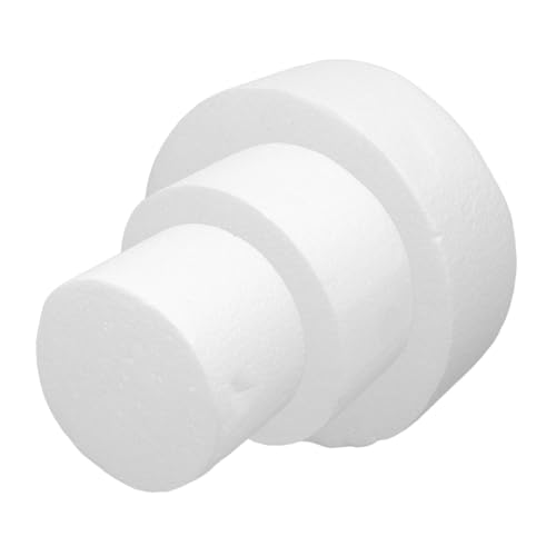 HEALSOPTHY 3 Stück Teiliges Schaumstoff Kuchenmodelle Leicht Bemalbar zum Üben von Tortendekoration Bakery Cake Prop für Hobbybäcker und Konditoreien HEALSOPTHY 3 Stück Teiliges Schaumstoff Kuchenmodelle Leicht Bemalbar zum Üben von Tortendekoration Bakery Cake Prop für Hobbybäcker und Konditoreien von HEALSOPTHY