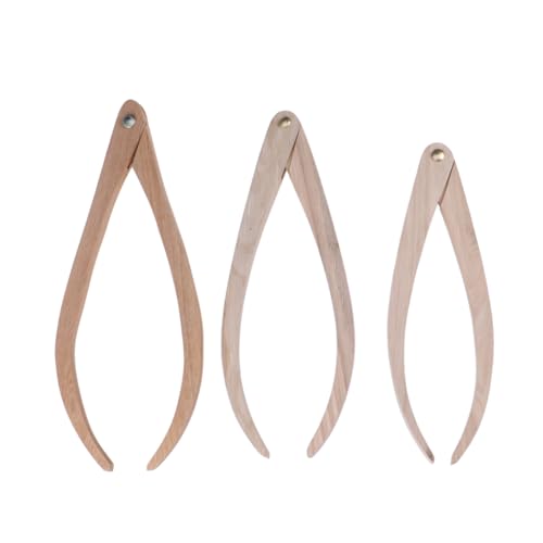 HEALSOPTHY 3stücke Teiliges Set Holz- Für Töpferwerkzeuge Messwerkzeug Für Keramikarbeiten Für Präzise Abstände Und Formen von HEALSOPTHY
