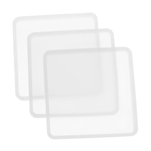 HEALSOPTHY 3 Transparente Silikonformen: Gussform Für Ton Und Harz – Quadratisches Bastelwerkzeug Für Die Schmuckherstellung/epoxidprojekte Mit Getrockneten Blumen, 10 cm HEALSOPTHY 3 Transparente Silikonformen: Gussform Für Ton Und Harz – Quadratisches Bastelwerkzeug Für Die Schmuckherstellung/epoxidprojekte Mit Getrockneten Blumen, 10 cm von HEALSOPTHY